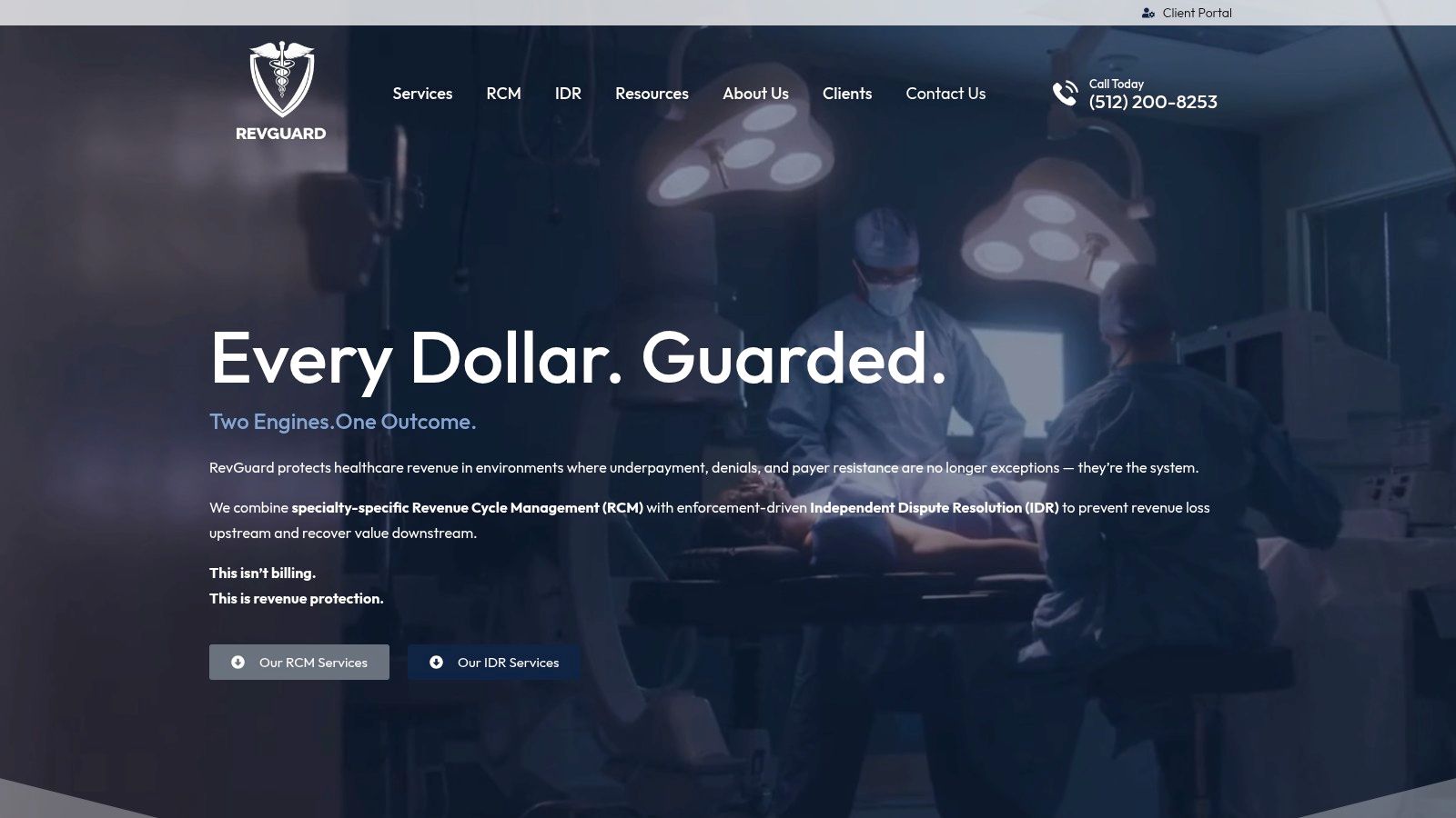 Screenshot from https://revguard.co